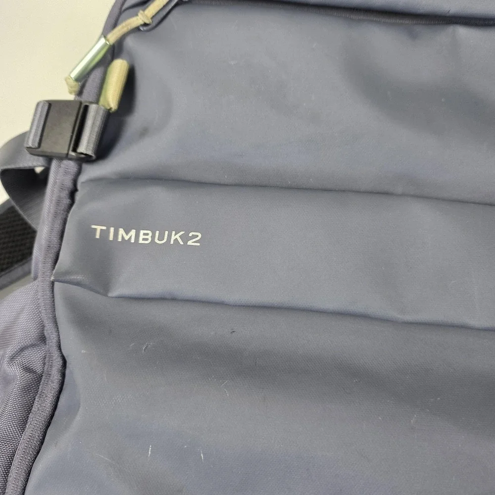 Timbuk2 Backpack Gray 21 Inch Laptop Bag Travel Daypack Men Nylon Commuter